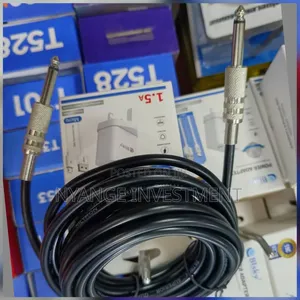 Audio Cable 5m Male To Male For Amplifiers, Microphones, Speakers