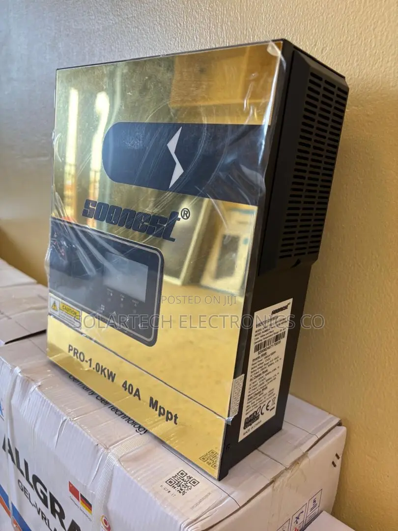 Soonest 12v 1kw Solar Hybrid Inverter With Built-in MPPT 40a