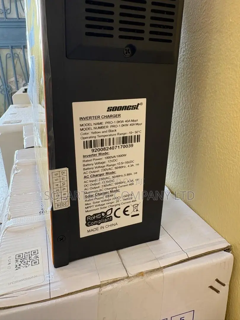 Smart 1000w Solar Inverter With 40a MPPT Controller