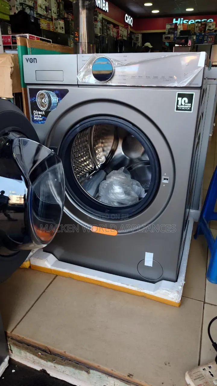 Von 10kg Washer and Dryer Front Loader Washing Machine