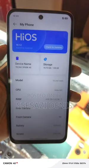 Tecno Spark 40 128 GB Gray