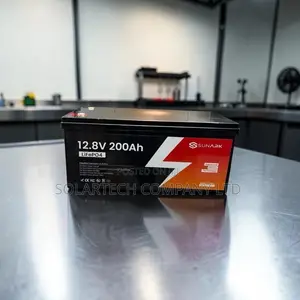 Sunark High Capacity 200ah 12.8v Lithium Battery for Solar Backup