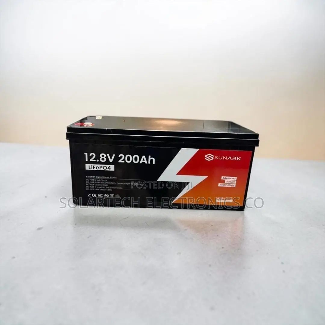 12.8volt 200ah Rechargeable Lithium Solar Battery -Sunark Brand