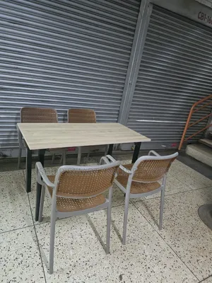 Wooden Dining Foldable Table and Chairs