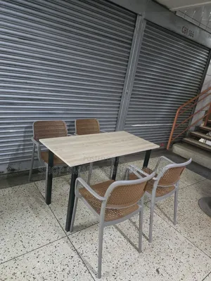 Wooden Dining Foldable Table and Chairs