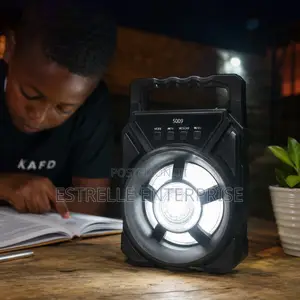 Rechargeable Bluetooth Speaker With RGB Light