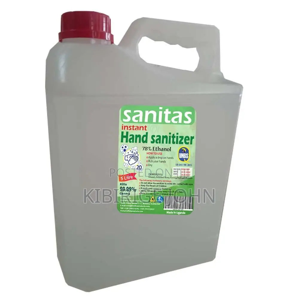 Sanitas Hand Sanitizer, 5 Litres