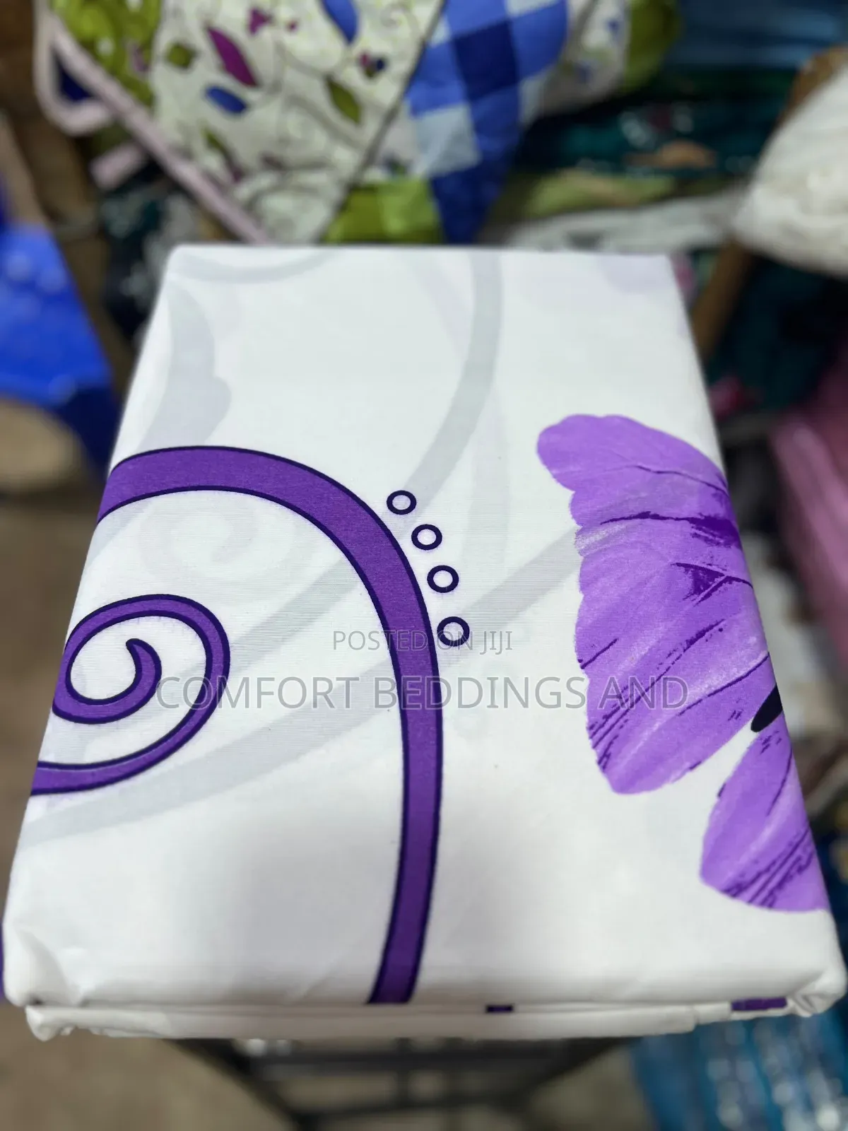 Simple Butter Bedsheet 6*6 Purple
