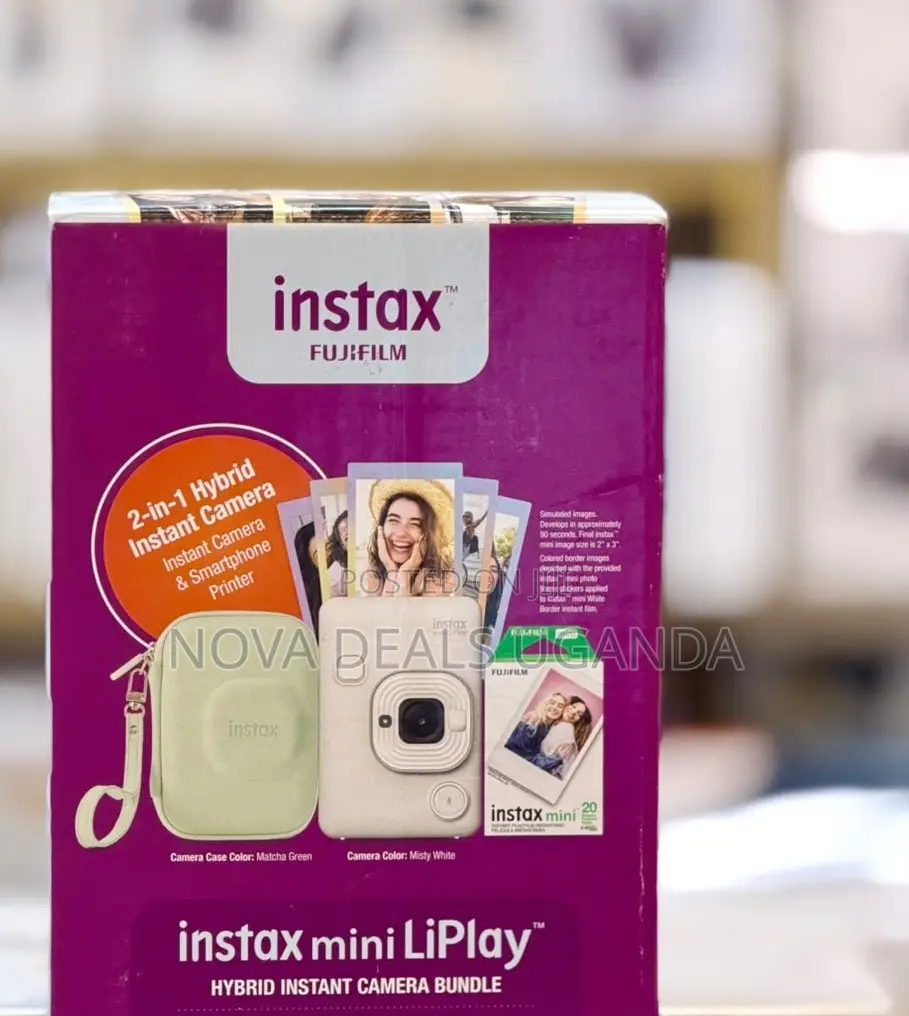 Fujilfil Instax Mini Liplay 2-in-1 Hybrid Instant Camera Phone Printer