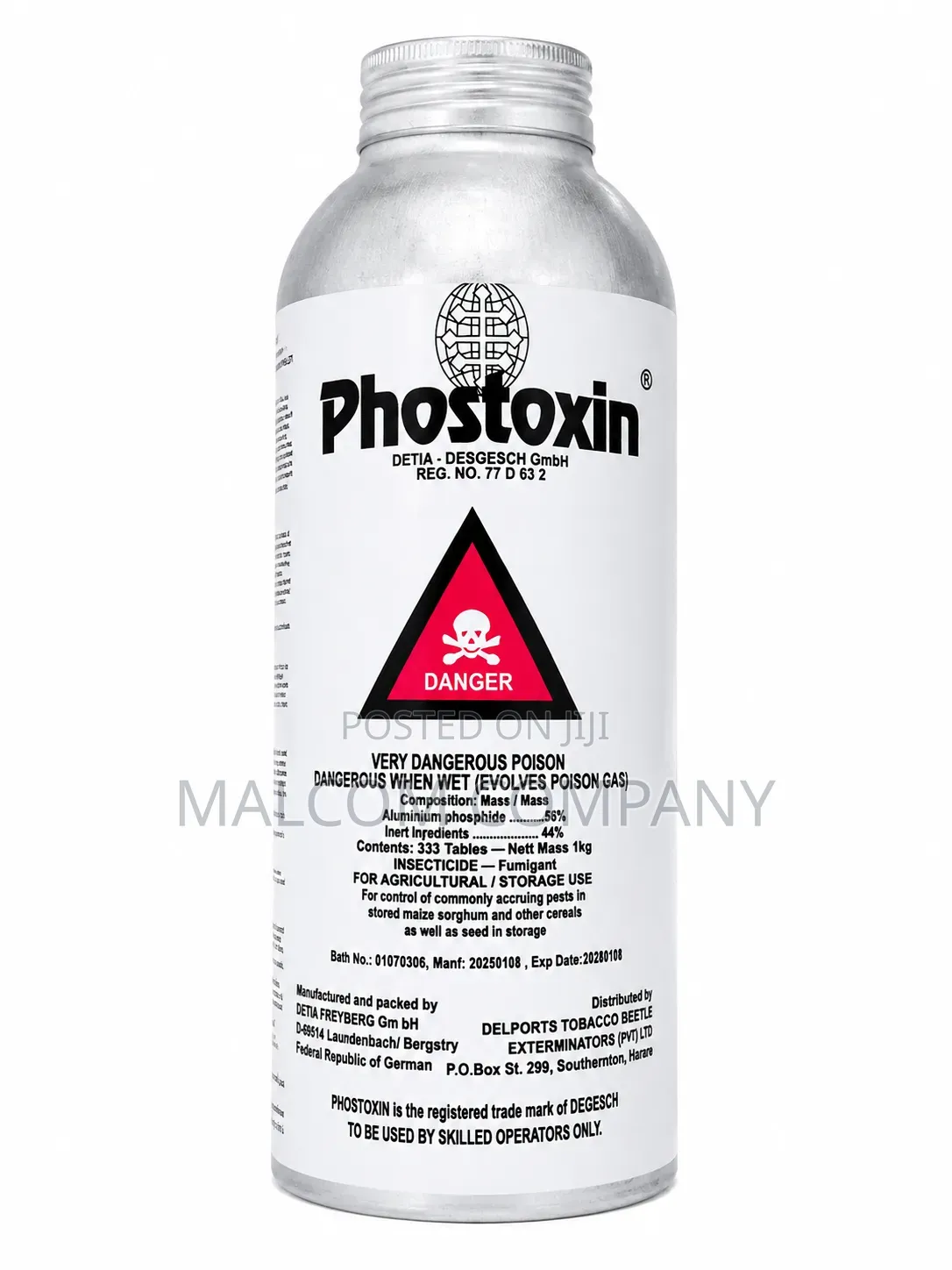 Phostoxin Insecticide Fumigant In Stores And Warehouses.