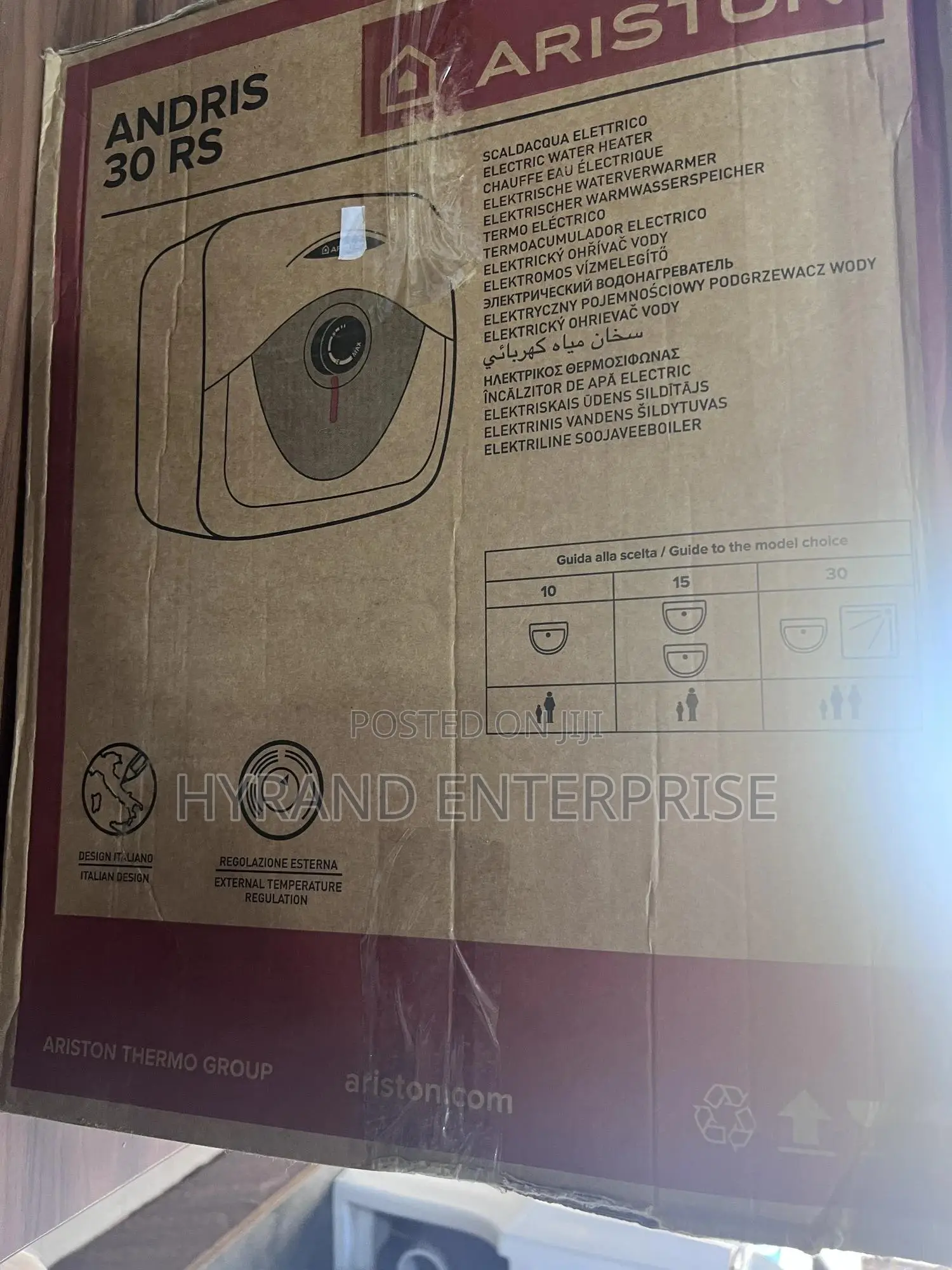 Ariston Water Heaters 30l(Italy)