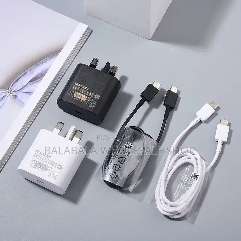 Pd 25w Adapter Fast Charger for Samsung Charger Usb Type C Cable