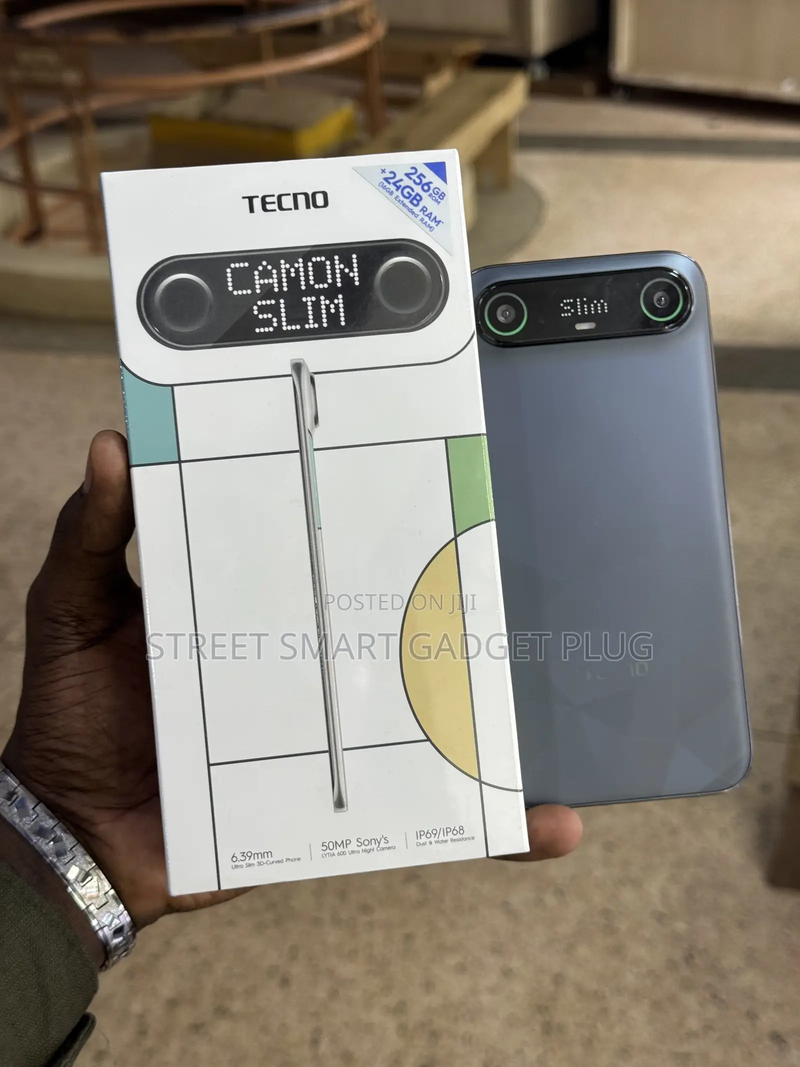 New Tecno Spark Slim 256 GB Black