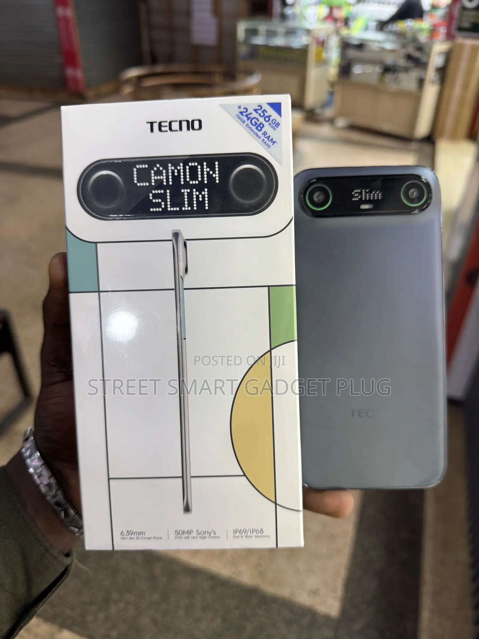 New Tecno Spark Slim 256 GB Black