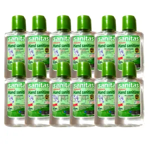 Share This Product Sanitas Sanitizer, Gel, 10pcs, 50 Ml