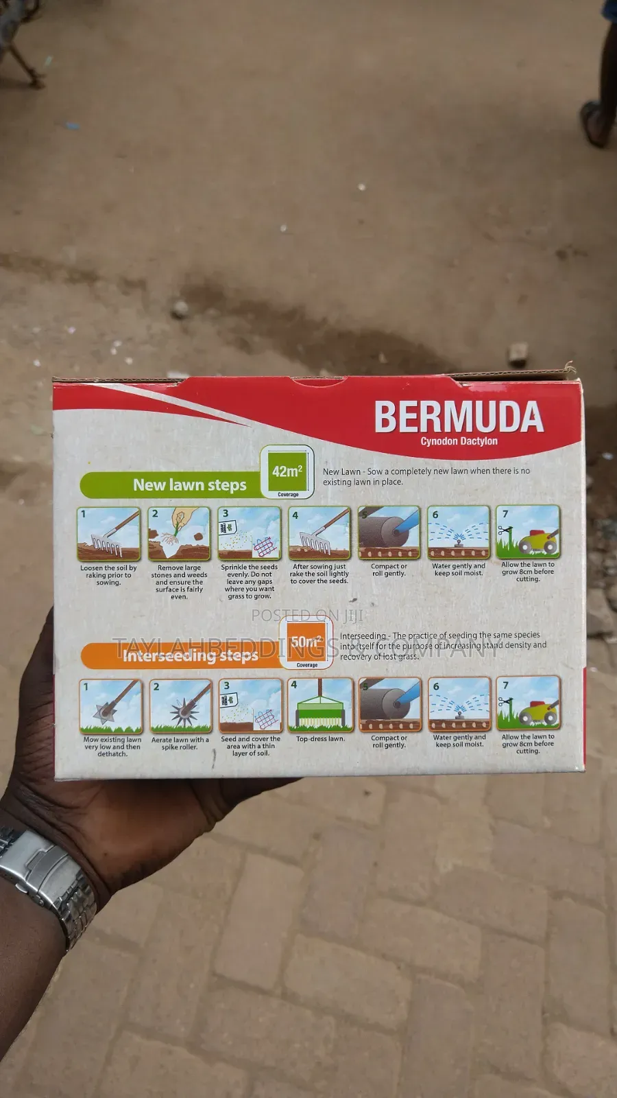 Bermuda Lawn Seeds -500g
Carpet Grass