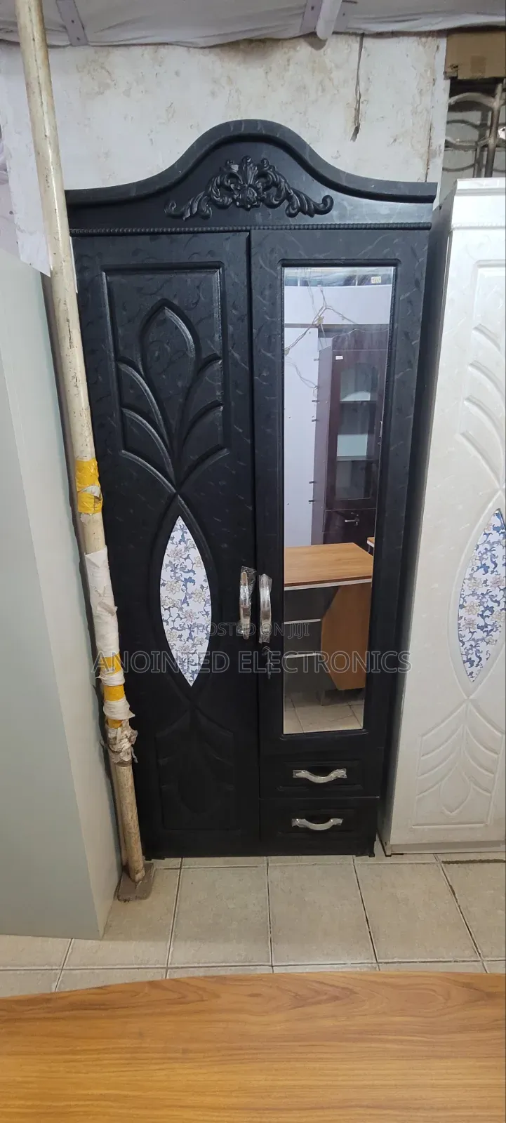 Black Wardrobe 2 Doors