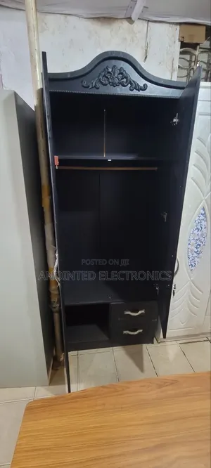 Black Wardrobe 2 Doors