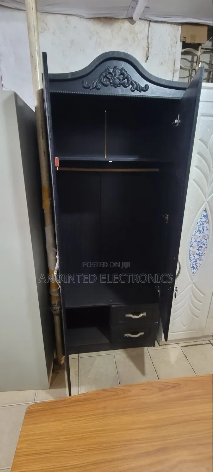 Black Wardrobe 2 Doors