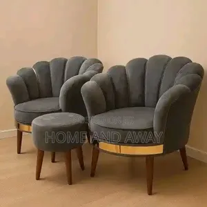 A Pair of Accent Sofas Chairs + Ottoman in Any Colour From 1,500,000/-