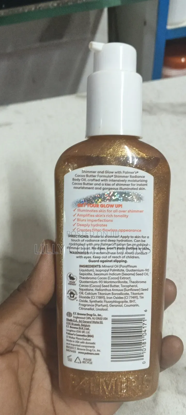 Palmers Radiance Body Oil