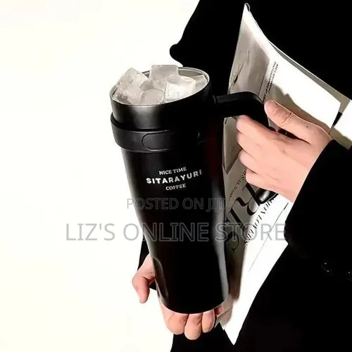 1200ml Stainless Steel Insulated Tumbler With Lid, 2 Straws
