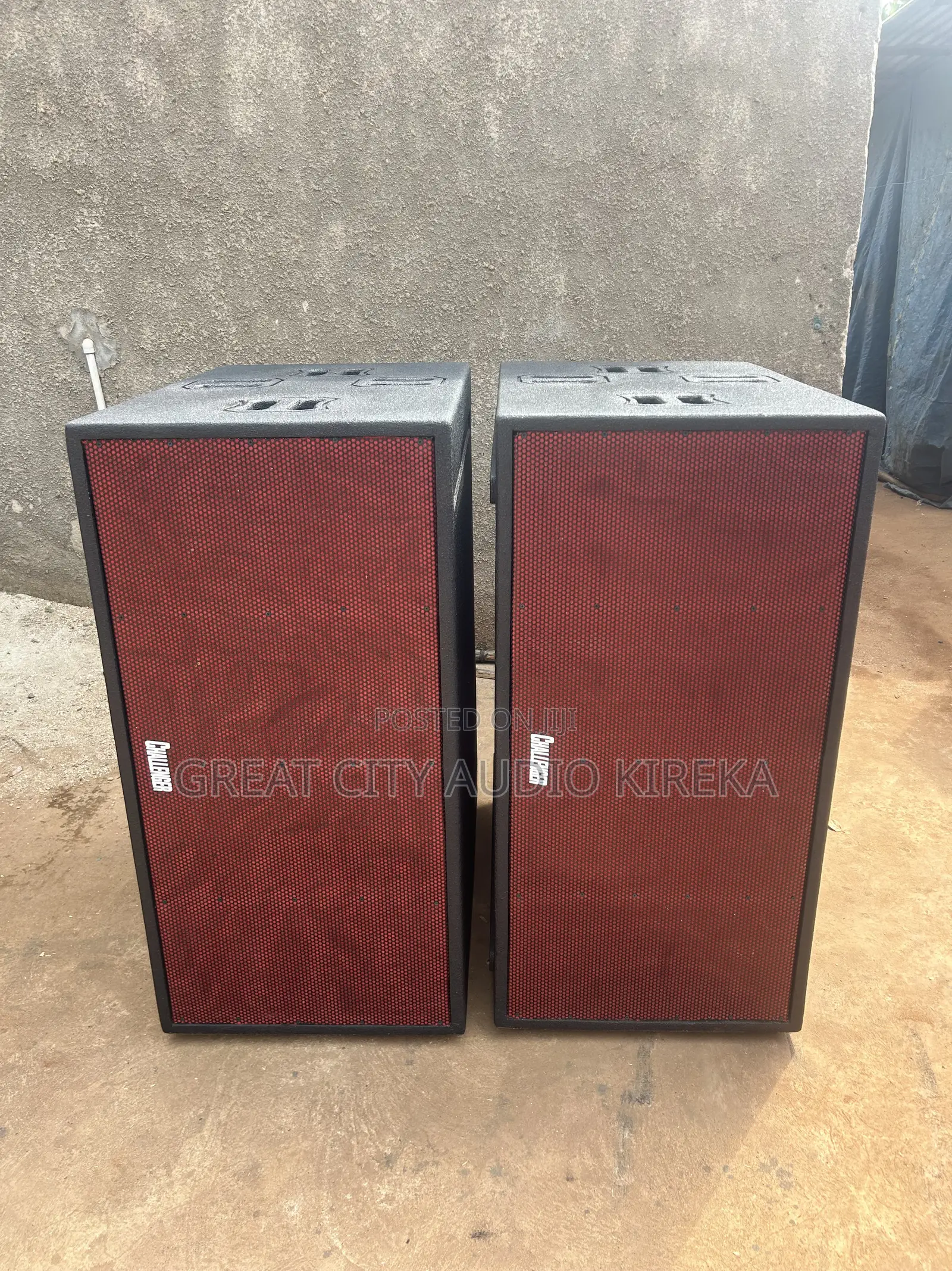 Challenger Double Bass Speakers 1 Pair