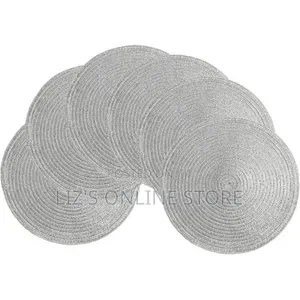Round Placemats Set of 6,