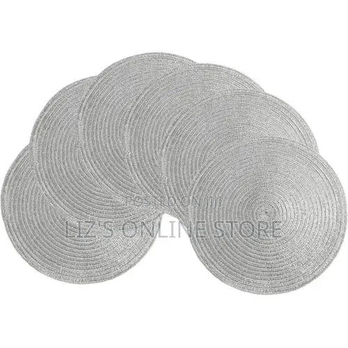 Round Placemats Set of 6,