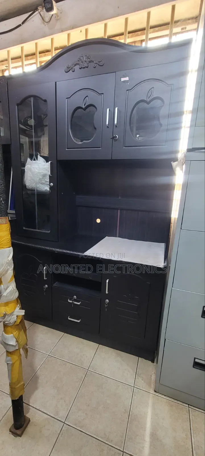 Black Kitchen Cupboard