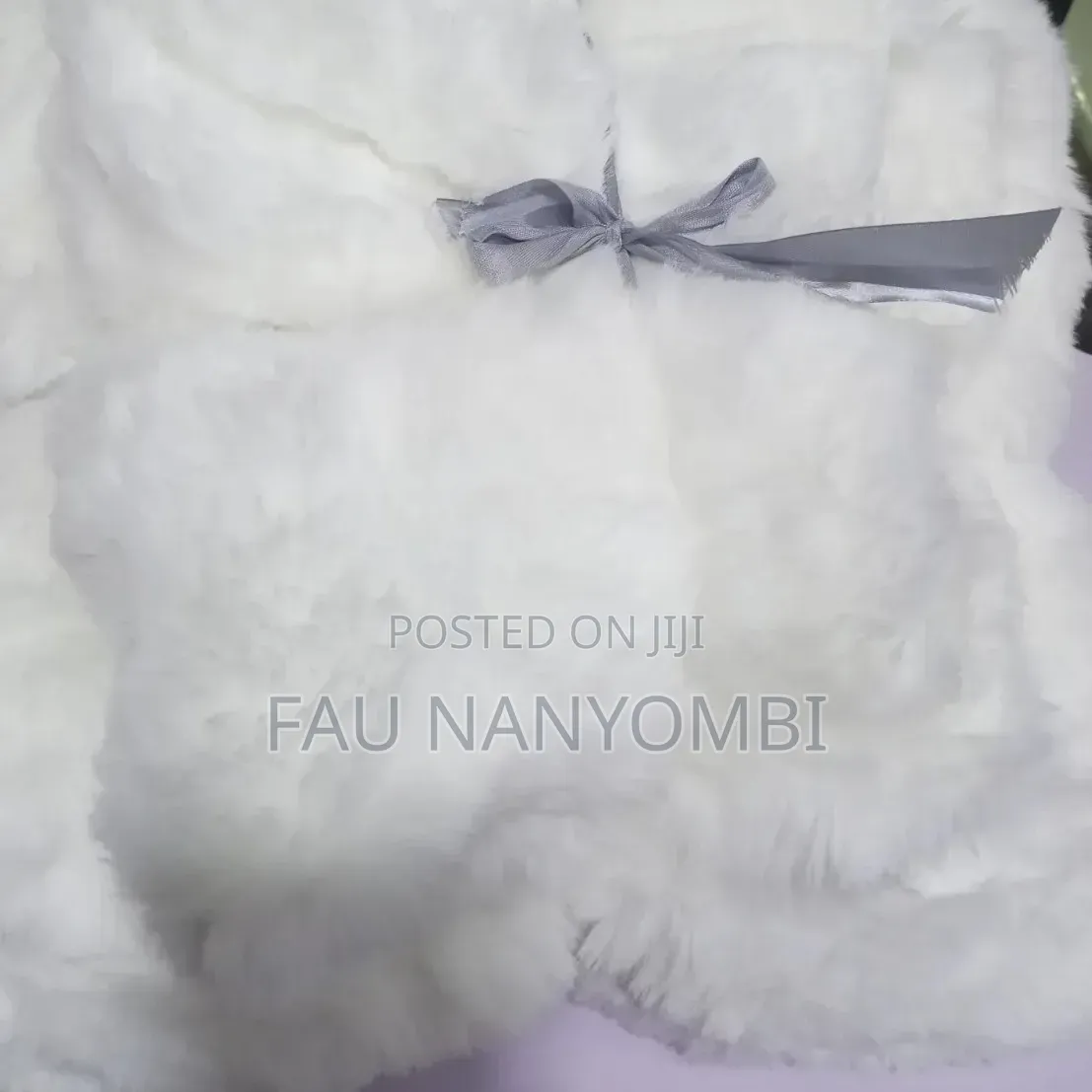 3in1 White Fleece Blanket