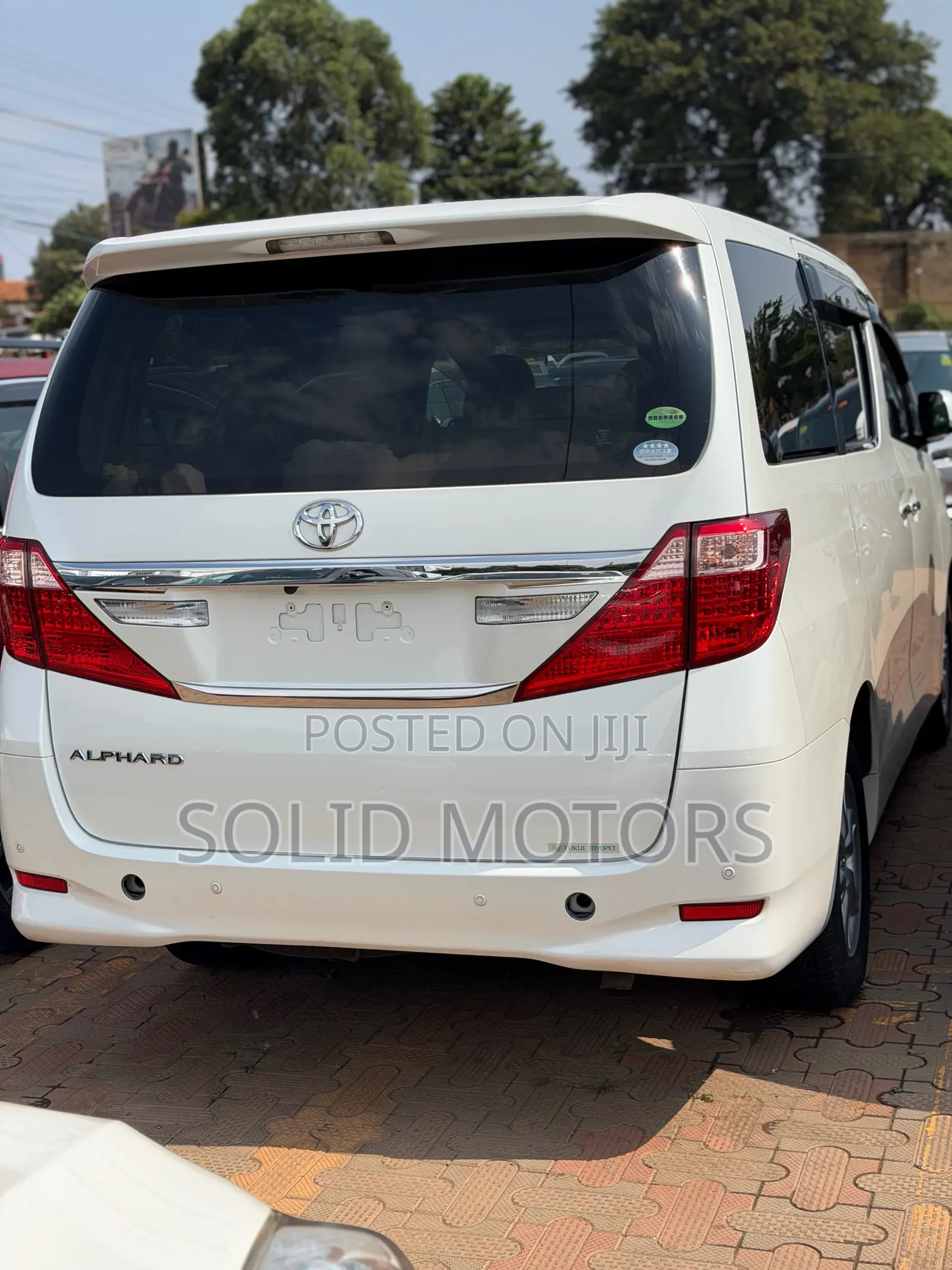 Toyota Alphard 2.4 Petrol AWD 2013 White