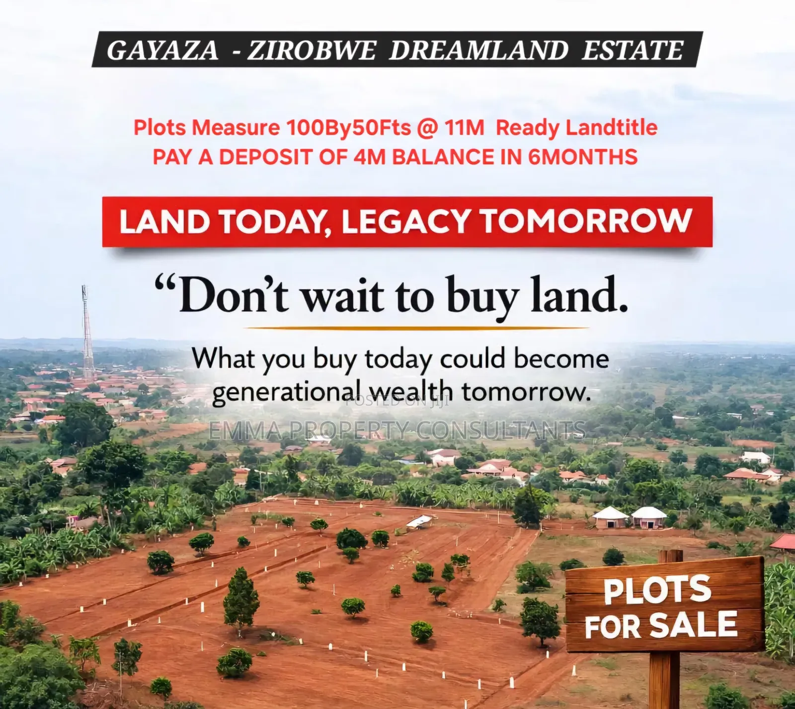 Titles Plots in Zirobwe Road