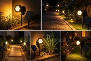 7w Solar Garden /Compound Light for Fences, Pathway