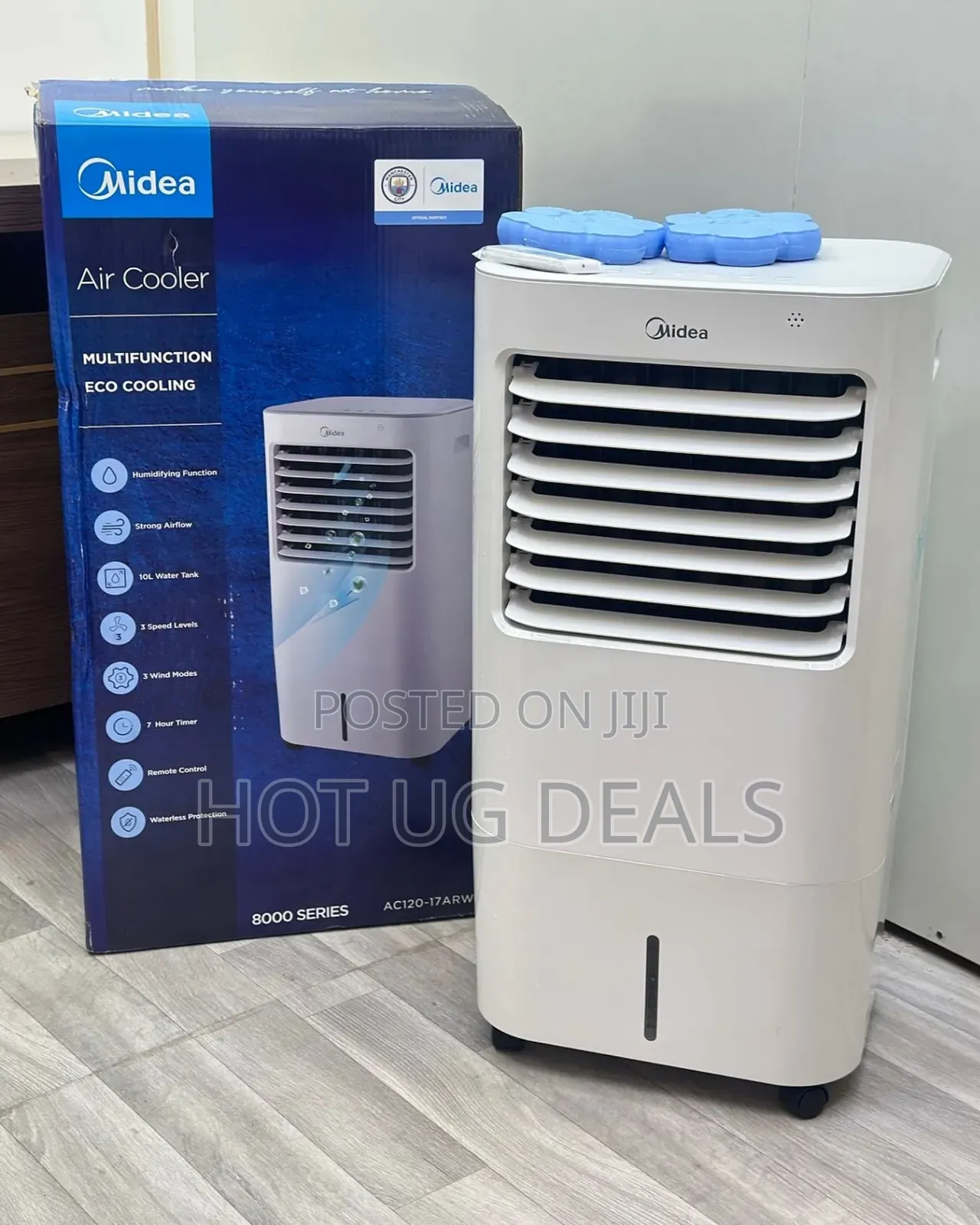Midea Ac120-17arw Air Cooler Features 10l Capacity