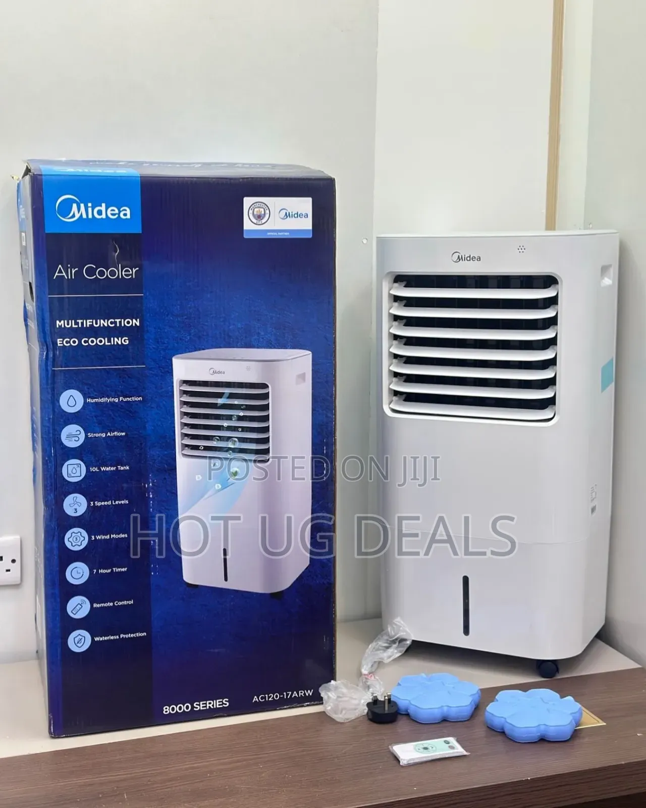 Midea Ac120-17arw Air Cooler Features 10l Capacity