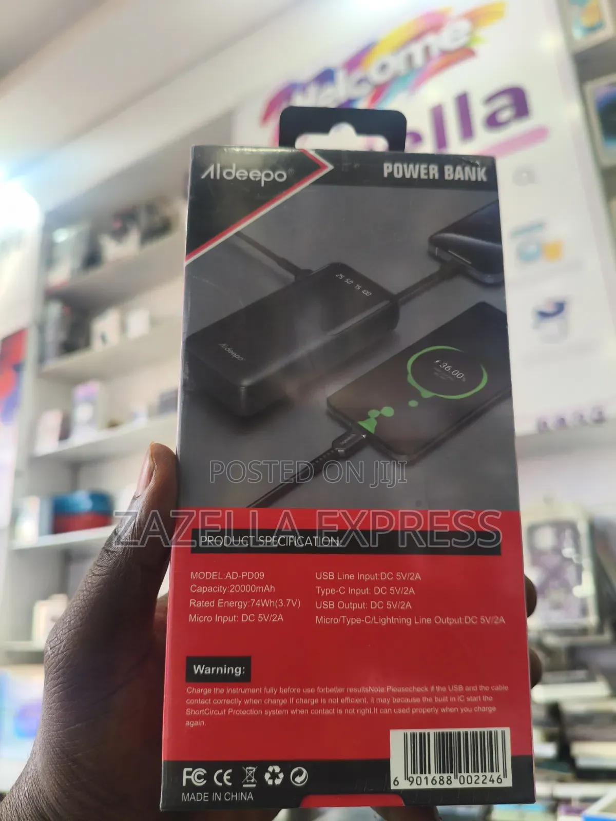 Aldeepo 20000mah Fast Charging Power Bank