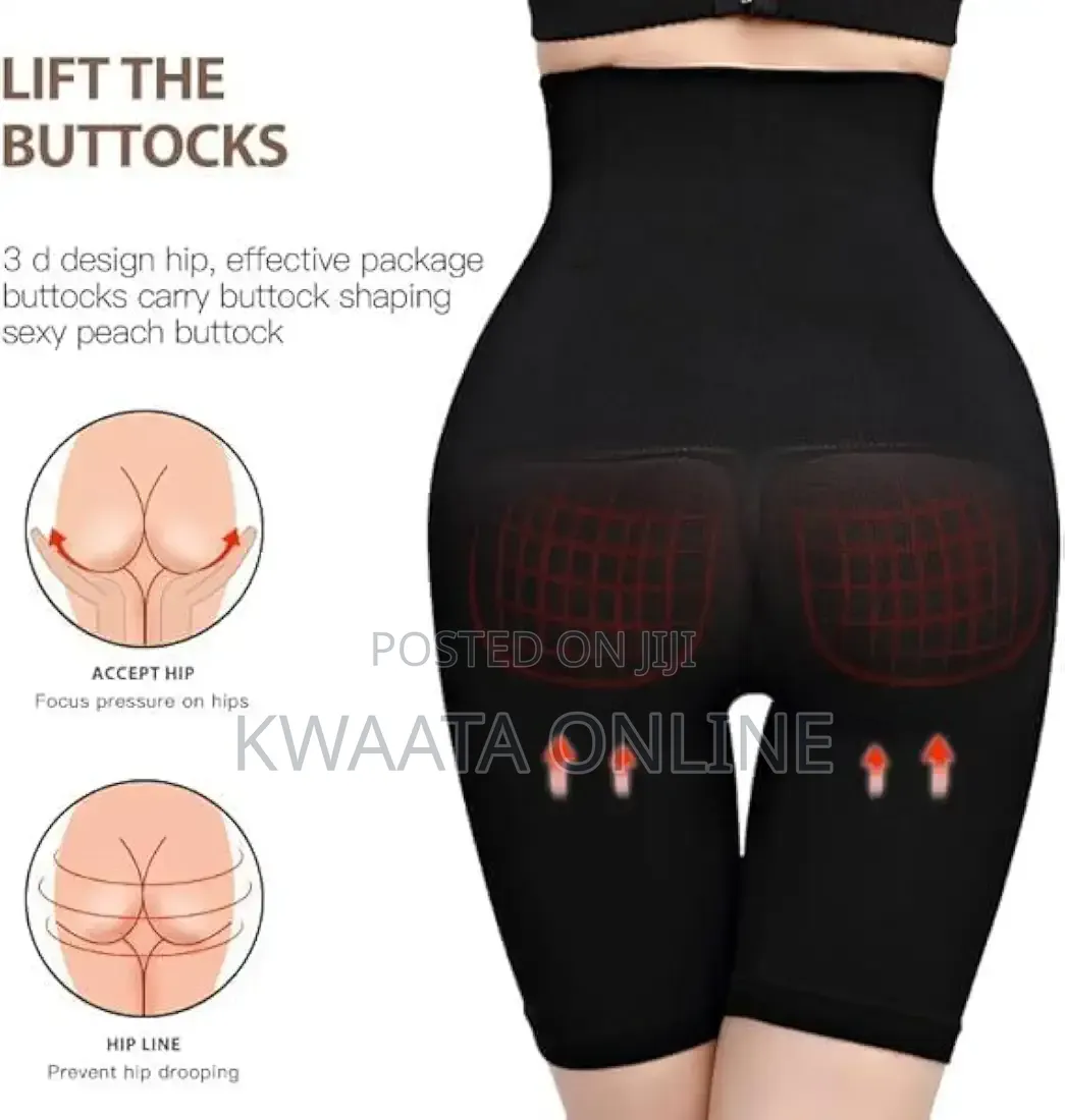 Womens Stretch Seamless Shapewear High Waist Tummy Thighs Body Shaper