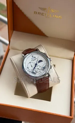 Patek Philippe Geneve Model With a Brown Leather Strap