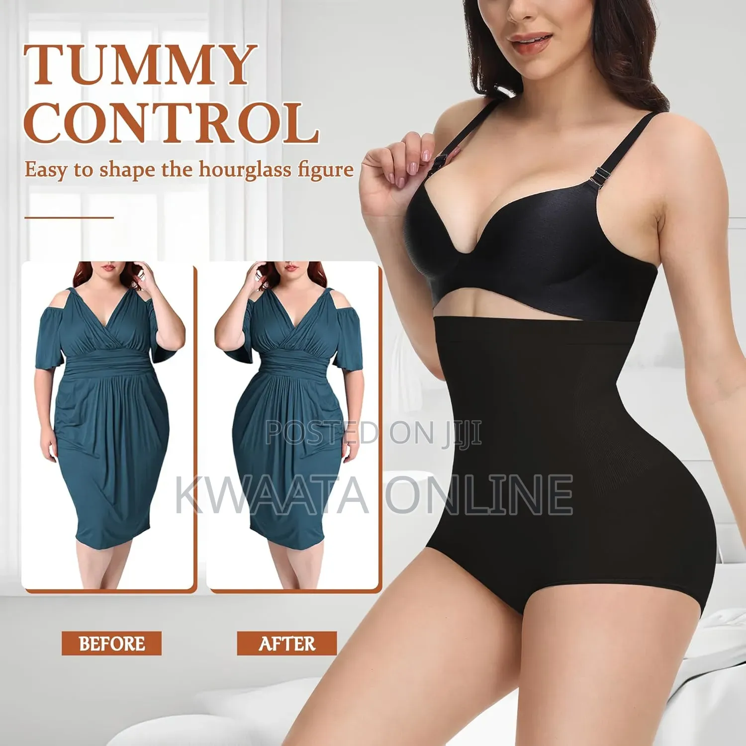 Tummy Control Shapewear Women High Waisted Body Shaper Seamless Briefs