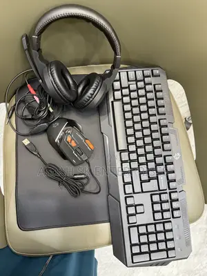 Porodo 4-in-1 Ultimate Gaming Kit, RGB Membrane Keyboard