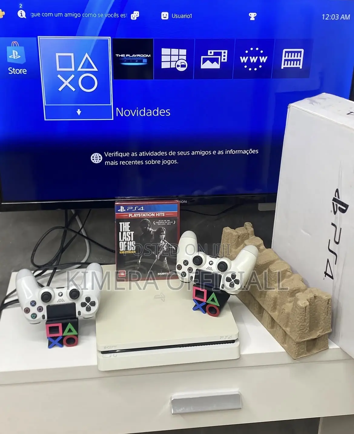 Ps4 Slim With 12 Games, 2pads. Keep the Kids Busy, Relax Now.