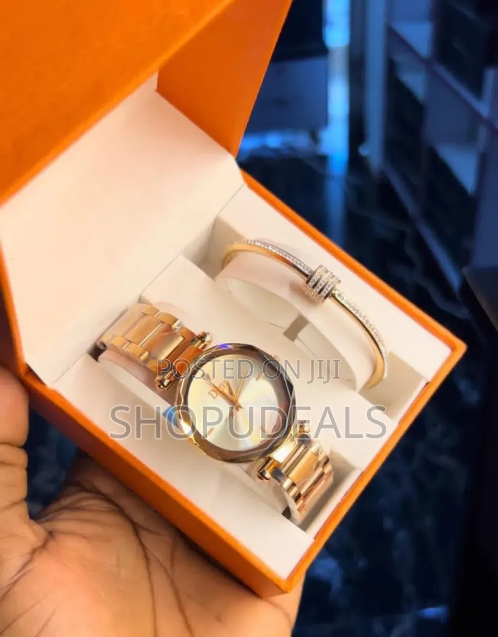 Dior-Branded Ladies' Watch and a Blacelet
