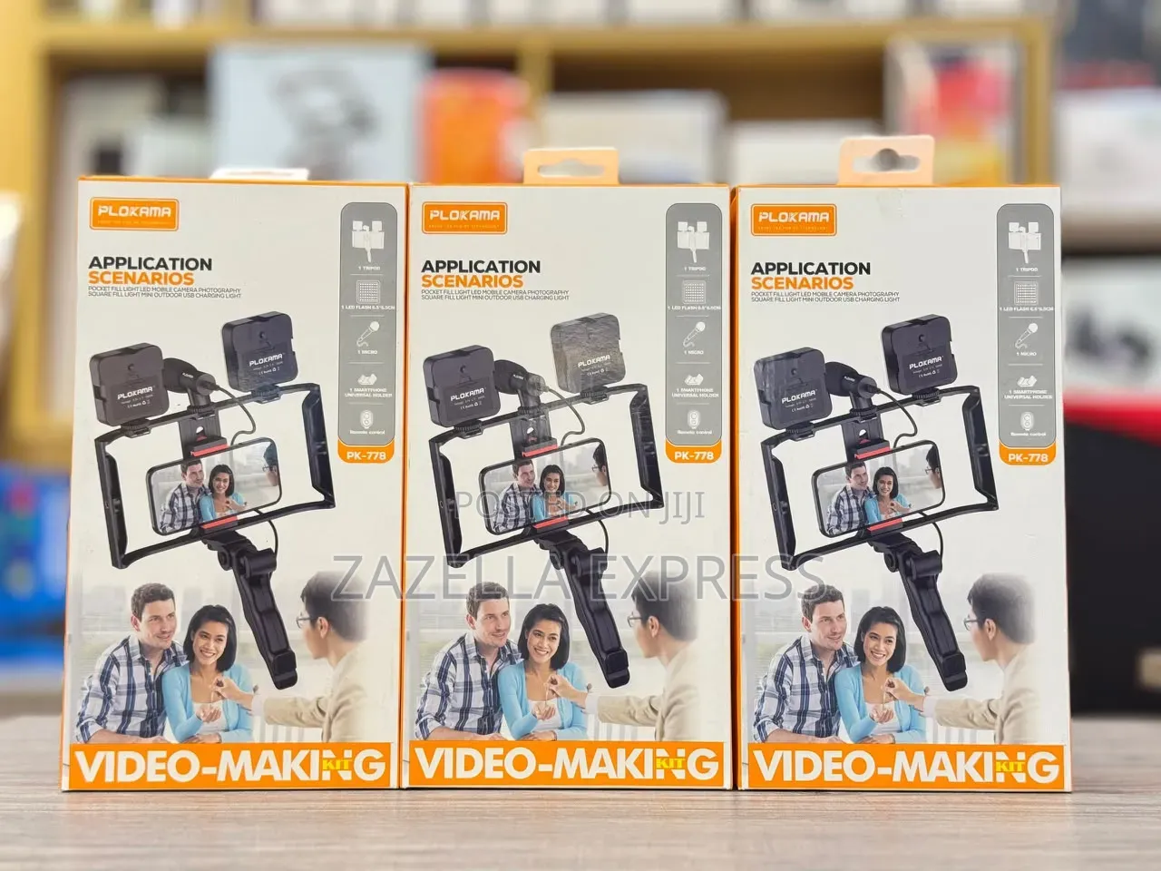 Plokama Video Making Kit Pk778 With Mic, Tripod and Light