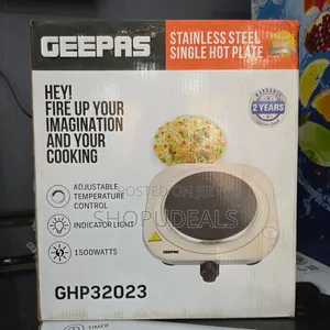 Geepas Stainless Steel Single Hot Plate (Model Ghp32023)