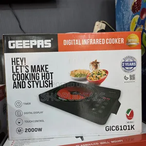 Geepas Gic6101k Is a 2000w Digital Infrared Cooker