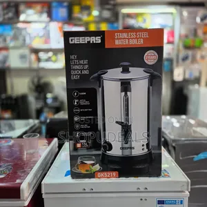 Geepas Gk5219 Is a 15-Liter Stainless Steel Catering Water Boiler