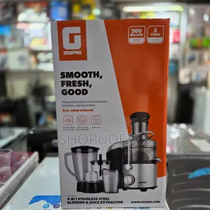 Geepas 4-in-1 Stainless Steel Blender and Juice Extractor