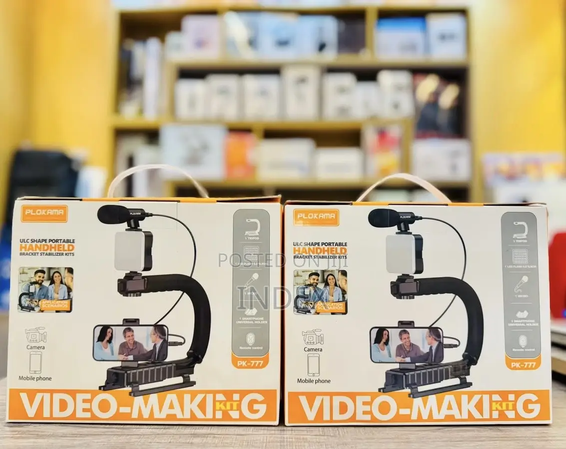 Plokama Video Making Kit Pk777 Both Cameras and Smartphones With Mic