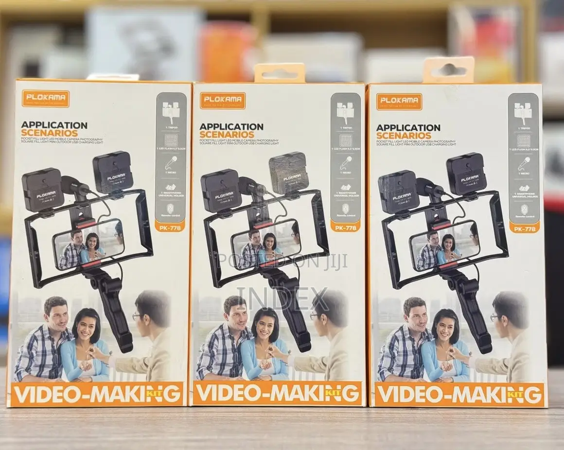 Plokama Video Making Kit Pk778 With Mic, Tripod and Light